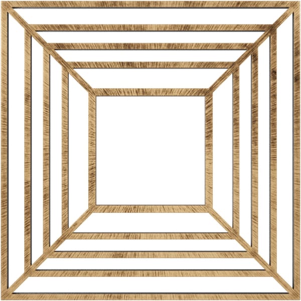Ekena Millwork Raven Architectural Grade PVC Pierced Ceiling Medallion, Antiqued Bronze, 30"OD x 11"ID x 1"P CMPP30X30RAABZ - main
